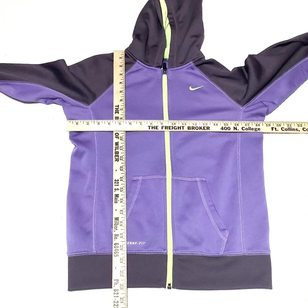 Nike Therma-Fit Girls Size XL Front Zip Hooded Sweatshirt Hoodie